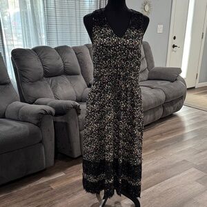 Ranna Gill Multicolor Floral Maxi Dress Don't you have a size label?